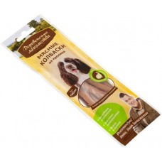 Лакомство Деревенские лакомства Колбаски мясные из кролика для собак, 45г в магазинах Перекресток