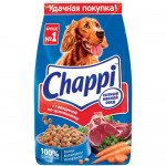 Сухой корм Chappi для собак сытный мясной обед с говядиной по-домашнему, 2.5кг