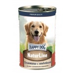 Корм Happy Dog Natur Line Телятина с индейкой для собак, 410г