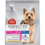 Сухой корм Perfect Fit для собак мелких и миниатюрных пород старше года с курицей, 1.2кг Сухой корм Perfect Fit для собак мелких и миниатюрных пород старше года с курицей, 1.2кг