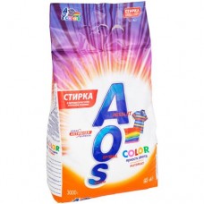 Стиральный порошок AOS Color Automat для цветного белья, 3кг в магазинах Перекресток