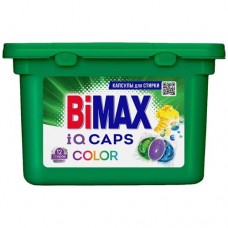 Средство для стирки BiMax Color жидкое в капсулах, 12шт в магазинах Перекресток