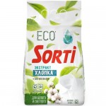 Порошок Sorti автомат для стирки экстракт хлопка универсальный, 2.4кг