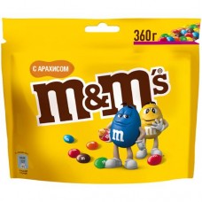 Конфеты M&M's драже с арахисом и молочным шоколадом для компании, 360г в магазинах Перекресток