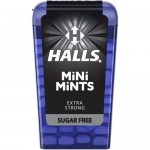 Конфеты Halls Mini Mints Extra Strong со вкусом мяты и ментола без сахара, 12.5г
