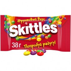 Драже Skittles фрукты, 38г в магазинах Перекресток