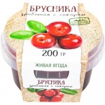 Брусника Егорьевские Традиции дроблёная с сахаром, 200г