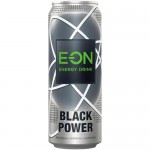 Энергетик E-ON Black Power Original безалкогольный газированный, 450мл