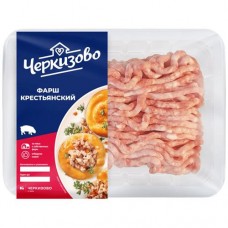 Фарш свиной Черкизово Крестьянский охлаждённый, 400г в магазинах Перекресток