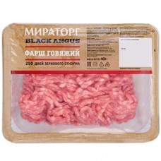 Фарш Мираторг говяжий категории Б охлажденный, 400г в магазинах Перекресток