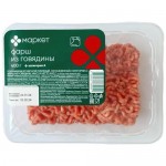 Фарш из говядины охлажденный Маркет, 400г