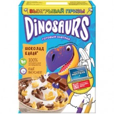 Завтрак готовый Kellogg's Dinosaurs из злаков Шоколадно-банановый микс, 200 г в магазинах Перекресток