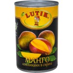 Манго Lutik ломтики в лёгком сиропе, 425г