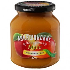 Мусс Лукашинские десерты Экзотик яблочно-манговый, 370г в магазинах Перекресток