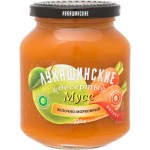 Мусс Лукашинские десерты Фитнес яблочно-морковный, 370г