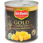Ананасы Del Monte Gold кусочки в соке, 435г