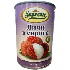 Личи Supreme целые в лёгком сиропе консервированные, 565г в магазинах Перекресток