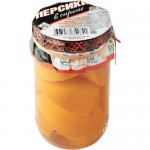 Фрукты EcoFood персики в сиропе, 365г