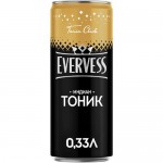 Напиток безалкогольный Evervess Индиан тоник ароматизированный сильногазированный, 330мл