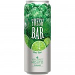 Напиток безалкогольный Fresh Bar Mojito сильногазированный, 450мл Напиток безалкогольный Fresh Bar Mojito сильногазированный, 450мл