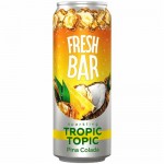 Напиток Fresh Bar Пина Колада безалкогольный сильногазированный жестяная банка, 450мл Напиток Fresh Bar Пина Колада безалкогольный сильногазированный жестяная банка, 450мл
