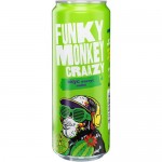 Напиток Fanky Monkey Crazy Вкус кактус лайм безалкогольный сильногазированный, 450мл Напиток Fanky Monkey Crazy Вкус кактус лайм безалкогольный сильногазированный, 450мл