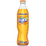 Напиток газированный Fanta со вкусом апельсина безалкогольный, 330мл