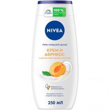 Гель-уход Nivea для душа Крем абрикос, 250мл в магазинах Перекресток