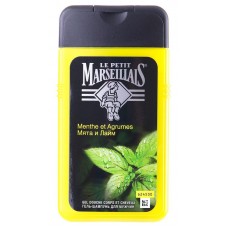 Гель-шампунь Le Petit Marseillais для душа Мята и лайм 3в1, 250мл в магазинах Перекресток