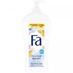 Крем-гель Fa для душа уход и свежесть греческий йогурт с ароматом миндаля, 750мл Крем-гель Fa для душа уход и свежесть греческий йогурт с ароматом миндаля, 750мл