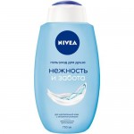 Гель-уход Nivea для душа Нежность и забота, 750мл Гель-уход Nivea для душа Нежность и забота, 750мл