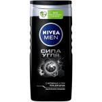 Гель Nivea Men для душа Сила угля мужской, 250мл Гель Nivea Men для душа Сила угля мужской, 250мл