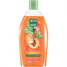 Гель для душа Чистая Линия персик и миндальное молочко, 750мл в магазинах Перекресток