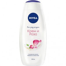 Крем-гель Nivea Крем и Роза для душа, 500мл в магазинах Перекресток