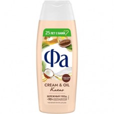 Крем-гель Fa Cream&Oil какао бережный уход чувственный для душа, 250мл в магазинах Перекресток