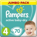Подгузники Pampers Active Baby-Dry Maxi р.4 9-14кг, 70шт Подгузники Pampers Active Baby-Dry Maxi р.4 9-14кг, 70шт
