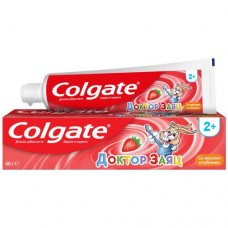 Зубная паста детская Colgate Доктор Заяц со вкусом клубники, 50мл в магазинах Перекресток