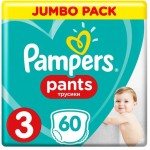 Подгузники-трусики Pampers Pants Midi р.3 6-11кг, 60шт