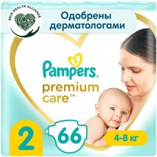 Подгузники Pampers Premium Care р.2 4-8кг, 66шт в магазинах Перекресток