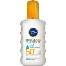 Спрей солнцезащитный Nivea Sun ультразащита SPF 50, 100мл в магазинах Перекресток