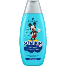 Шампунь-гель для душа детский Schauma Kids Нежный и бережный уход для волос и кожи детей, 350мл в магазинах Перекресток