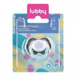 Пустышка Lubby форма соска с колпачком силиконовая с 0 месяцев 11401