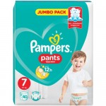 Подгузники-трусики Pampers Pants для мальчиков и девочек 17+кг, 40шт