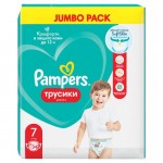 Подгузники-трусики Pampers Pants для мальчиков и девочек 17+ кг, 34шт