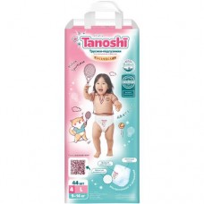 Подгузники-трусики Tanoshi Baby Pants L 9-14кг, 44шт в магазинах Перекресток