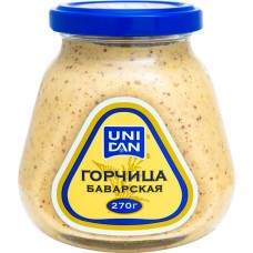 Горчица Uni Dan Баварская, 270г в магазинах Перекресток