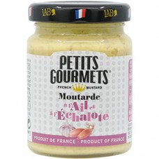 Горчица Petits Gourmets Дижонская с чесноком и луком шалот, 100г в магазинах Перекресток