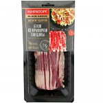 Бекон из мраморной говядины Мираторг охлаждённый, 190г Бекон из мраморной говядины Мираторг охлаждённый, 190г