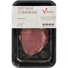 Щечки Веско говяжьи для тушения категории Б, 270г в магазинах Перекресток