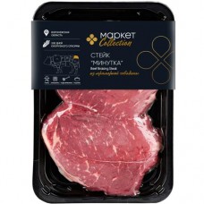 Стейк Минутка из мраморной говядины категории А охлажденный Маркет Collection, 300г в магазинах Перекресток